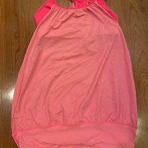 Lululemon pink no limits tank size 4